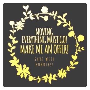 Moving Sale, Send me reasonable offers!